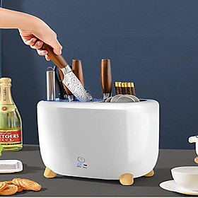 Mua Kệ dao đũa thìa có khử khuẩn bằng tia UV - Máy khử trùng dao đũa thìa nhà bếp diệt khuẩn đa năng