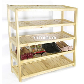 Mua Kệ Giày Dép 5 Tầng Rộng 80 cm   kệ gỗ để dép   kệ gỗ dựng đồ   kệ gỗ 5 tầng