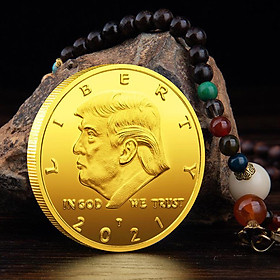 Gold Coin American 45th President Donald Trump Coin Metal Coin Collection Golden