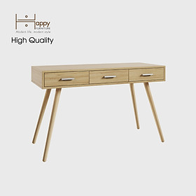 Mua  Happy Home Furniture  OSRI  Bàn làm việc 3 ngăn - chân gỗ chéo    120cm x 50cm x 75cm ( DxRxC)  BAN_003