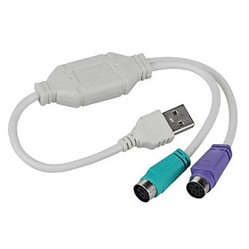 1PC USB Male sang PS/2 PS2 Nữ bộ chuyển đổi dây cáp bộ chuyển đổi dây cáp Chiều dài: Khác: Khác