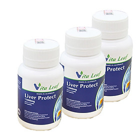 Ba hộp Thực phẩm Liver Protect 15000mg Vita Leaf bổ sung dinh dưỡng cho