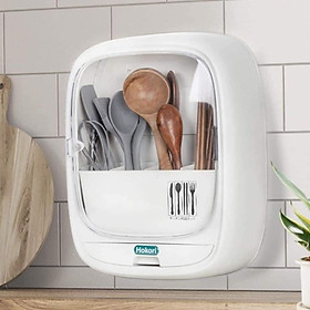 Hộp đựng đũa dán tường Hokori 6788, Hộp đựng đũa đa năng Việt Nhật cao cấp