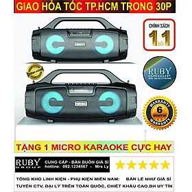 Mua LOA BLETOOTH KARAOKE KIMISO KM-S3  KM S3 TẶNG MICRO-RUBYGROUP