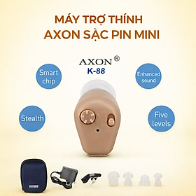 Máy Trợ Thính AXON Mini Không Dây – Âm Thanh To Rõ, Thiết Kế Gọn Nhẹ, Phù Hợp Người Khiếm Thính, đèn trang trí, đồng hồ treo tường