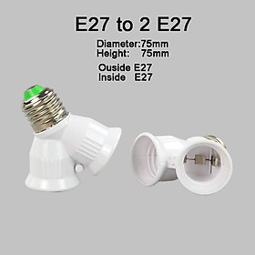 Đui đèn chuyển đổi từ E27 sang E27 chuyên dụng tiện lợi