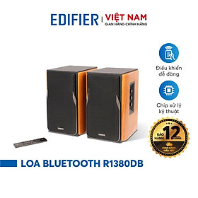 Mua Bộ loa Bluetooth 5.1 EDIFIER R1380DB Công suất 42W - Vỏ gỗ chống dội âm  Chip âm thanh aptx Kèm điều khiển- Hàng chính hãng