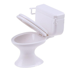 Dollhouse Mini Furniture Accessories Miniature Bathroom Toilet Model Toy
