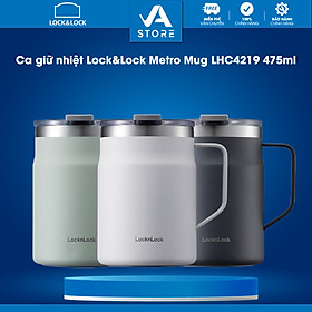 Mua Ca nước giữ nhiệt LocknLock Metro Mug LHC4219MIT 475ml - Màu