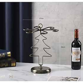 Mua Giá treo ly rượu vang (Hợp kim đồng) | TREO LY VANG 2022 DECOR CHẤT LIỆU HỢP KIM ĐỒNG HỒNG CAO CẤP H19 - H44