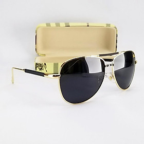 Mắt kính mát nam thời trang DKYQXD tròng Polarized phân cực, gọng kim loại không gỉ.