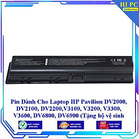 Pin Dành Cho Laptop HP Pavilion DV2000 DV2100 DV2200 V3100 V3200 V3300 V3600 DV6800 DV6900 - Hàng Nhập Khẩu 