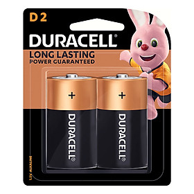 Vỉ 2 Viên Pin Đại ( Pin D ) 1,5V DURACELL Siêu Bền - Hàng chính hãng