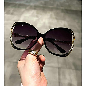 Kính thời trang đi đường chống nắng sành điệu gọng con báo cao cấp cho nữ