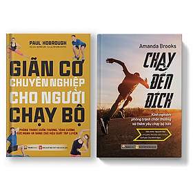 Sách PANDABOOKS combo 2 cuốn Chạy đến đích +Giãn cơ chuyên nghiệp cho người chạy bộ