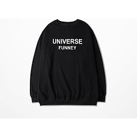 ÁO SWEATER IN CHỮ UNIVERSE FUNNEY