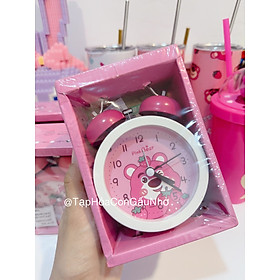 Mua ( Ngẫu Nhiên ) Đồng Hồ Báo Thức Hoạ Tiết Gấu Dâu Chất Liệu Nhựa Và Hợp Kim Có Đèn Trẻ Trung Năng Động Chuông Kêu To
