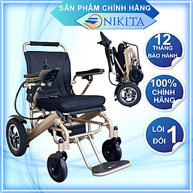 Xe lăn điện tiết kiệm năng lượng động cơ không chổi than