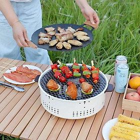 [AnhOtShop] Bếp Nướng Than Hoa Không Khói 30cm – Nướng Thịt Thơm Ngon, Dày Dặn, Bền Bỉ, Phù Hợp Du Lịch & Dã Ngoại