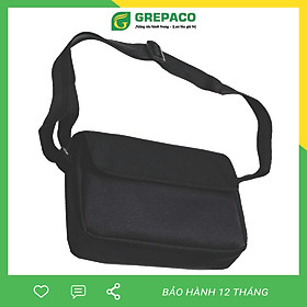 Túi Đeo Chéo Canvas Messenger Ipad Oxford Cao Cấp Màu Đen Có Dây Kéo Và Ngăn Phụ Trong Ngoài Thời Trang Cá Tính