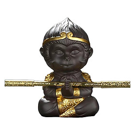 Miniature Monkey King Statue Miniature Monkey King Figurine for Bedroom Home