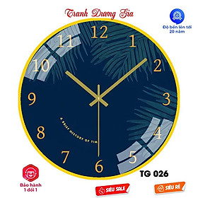 Đồng Hồ Treo Tường trang trí ️Freeship️ Đồng Hồ tráng gương Pha Lê Decor Nhà Cửa Phòng Khách kim trôi