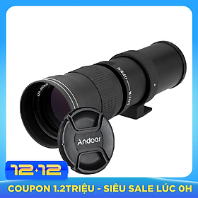 Ống Kính Zoom Andoer Cho Máy Chụp Hình Canon Nikon Minolta Sony Pentax Olympus DSLR (420-800mm F/8.3-16 HD)