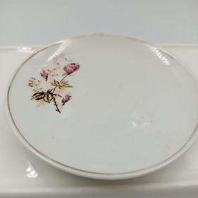 Mua Đĩa Sứ đựng gia vị   đựng giò  kê chén hình hoa hồng đường kính 11 cm