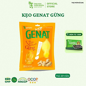 kẹo Genat Gừng (Túi 20 viên) - Tinh Hoa Thiên Nhiên