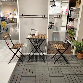 Mua Bộ Bàn Ghế Gỗ BISTRO Patio Mini Chuyên Dụng Phù Hợp Làm Bàn Ăn  Bàn Cà Phê - Gấp Gọn Dễ Dàng - Bộ Gồm 1 Bàn 2 Ghế