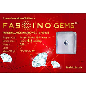 Kim Cương Nhân Tạo Dạng Tròn 105 Giác - Fascino Gems 16 TIM
