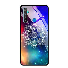 Ốp lưng kính cường lực cho điện thoại Realme 5 - 0110 HOAGIO08 - Hàng Chính Hãng