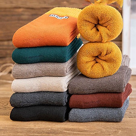 5 đôi tất nam lót lông cực ấm giữ nhiệt
