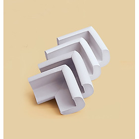 Mút Cao Su Dán, Bọc Cạnh, Góc Bàn An Toàn Cho Bé - KUB - Bộ 4 Bọc Góc - Gray