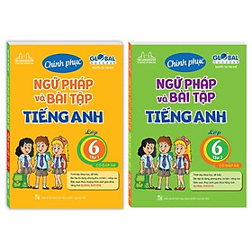 Hình ảnh sách ￼Sách - Chinh phục ngữ pháp và bài tập Tiếng Anh lớp 6 (Combo 2 tập)