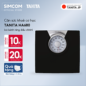 Cân sức khoẻ cơ học Tanita HA680 Nhật Bản,Cân Tanita, chính hãng nhật bản,cân cơ học,cân chính hãng,cân nhật bản,cân sức khoẻ y tế,cân sức khoẻ gia đình,cân sức khoẻ cao cấp,cân120kg,cân 130kg,Cân sức khoẻ mini