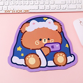 Mua Mouse Pad  Miếng Lót Chuột Hình Gấu Brown Nhiều Mẫu Mới