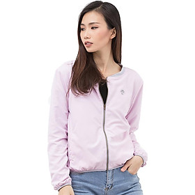 Áo khoác nữ chống nắng UPF50+ hồng nhạt Zigzag JAC00307 tặng khẩu trang lớn trị giá 129k