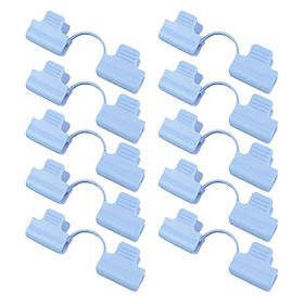 10x Greenhouse Film Netting Tunnel Hoop Clips Clamps