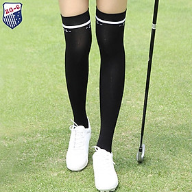 Tất golf nữ cao cổ thể thao thiết kết êm chân thoáng khí khử mùi ZG - 6 cao cấp TG015