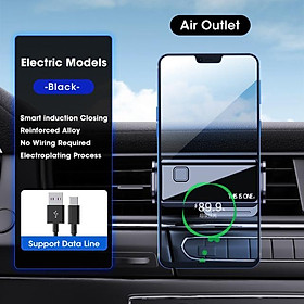 Xe tự động kẹp thông minh điện thoại giữ xe đứng không khí thông hơi hút cốc cơ sở kính chắn gió bảng điều khiển xe điện thoại