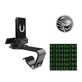 Car Phone Holder Stand Rearview Mirror GPS Navigation Bracket for 4.7-7.2'' Phones Driving More Safe