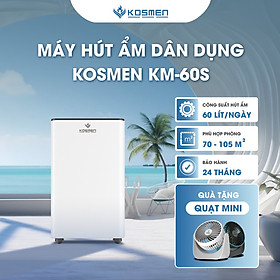 Mua Máy Hút Ẩm Kosmen KM-60S Công Suất 60 lít/ngày  Công Nghệ Ion Âm - Hàng Chính Hãng