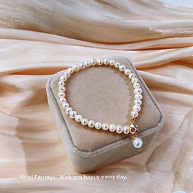 Vòng Tay Ngọc Trai Hạt Tròn Đều Size Hạt 5-6ly, Vòng Tay Ngọc Trai Nước Ngọt Tự Nhiên - Ngọc Trai Trường Thịnh