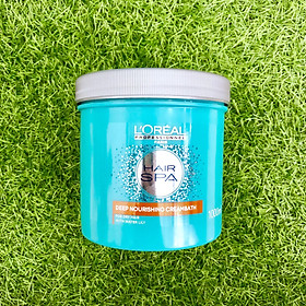 Hấp dầu L'oreal Hair Spa Deep Nourishing Creambath nuôi dưỡng suôn mượt tóc chính hãng 1000ml