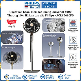 Mua Quạt tuần hoàn 3D kiêm lọc không khí động cơ biến tần cao cấp thương hiệu Hà Lan Philips ACR4242CFD Serial 4000 - Hàng chính hãng