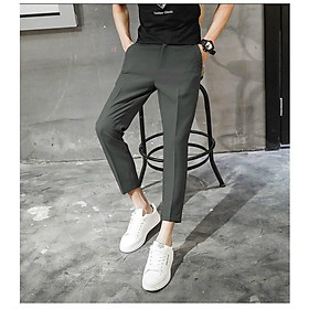 QUẦN TÂY ÂU HÀN QUỐC ÔM CO GIÃN, 100% KO RA MÀU - XÁM CHUỘT,Size 27