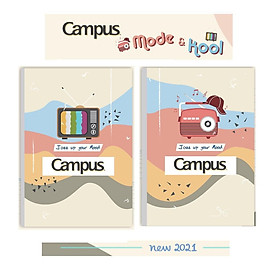 Lốc 5 Vở KN có chấm Campus Mode & Cool 120 trang