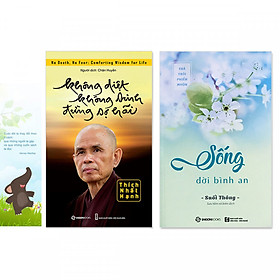 Nơi bán Combo 2 cuốn: Không Diệt Không Sinh Đừng Sợ Hãi, Sống Đời Bình An (Tặng kèm bookmark danh ngôn hình voi) - Giá Từ -1đ