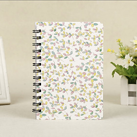 Sổ kế hoạch style vintage nhiều cỏ ba lá 56 trang 19x13,5cm